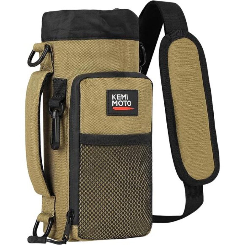 Water Bottle Holder Bag, Water Bottle Carrier with Adjustable Shoulder Strap